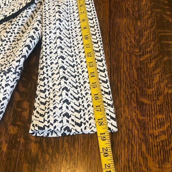 Calvin Klein White & Black Woven Open Front Jacket Career, Normcore,  Academia - Picture 11 of 11